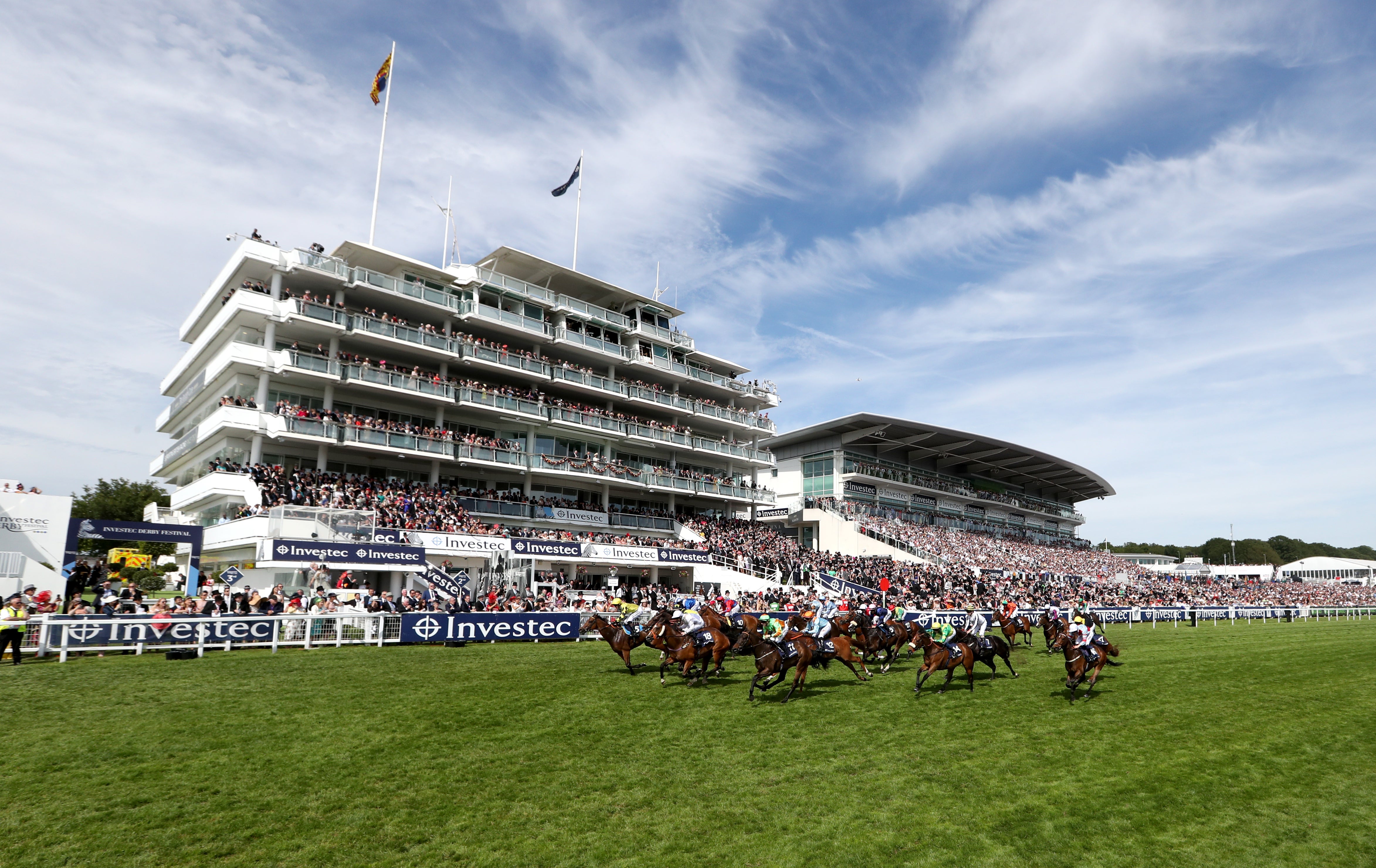 Ornate (left) aims to win the Epsom Dash for a second time after taking the sprint prize in 2019
