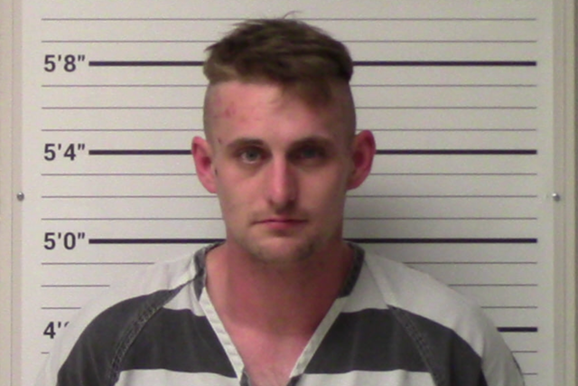 <p>Coleman Thomas Blevins, 28, has been arrested on suspicion of plotting a mass shooting at a Walmart in Texas</p>