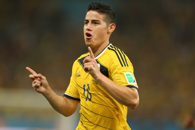 <p>Colombia and Everton are at odds over James Rodriguez's fitness</p>