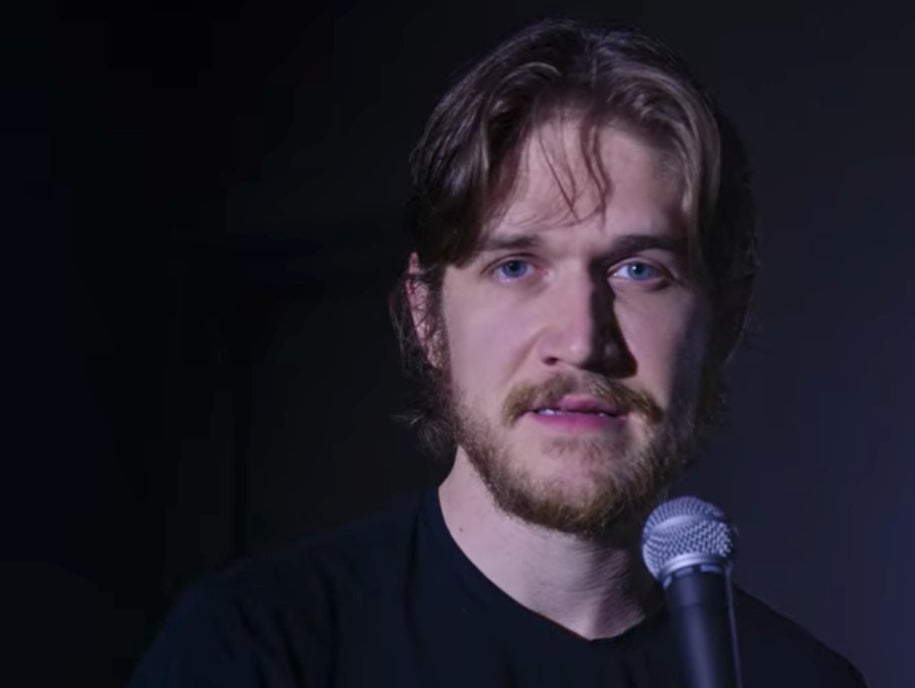 <p>Bo Burnham in his Netflix special, Inside</p>