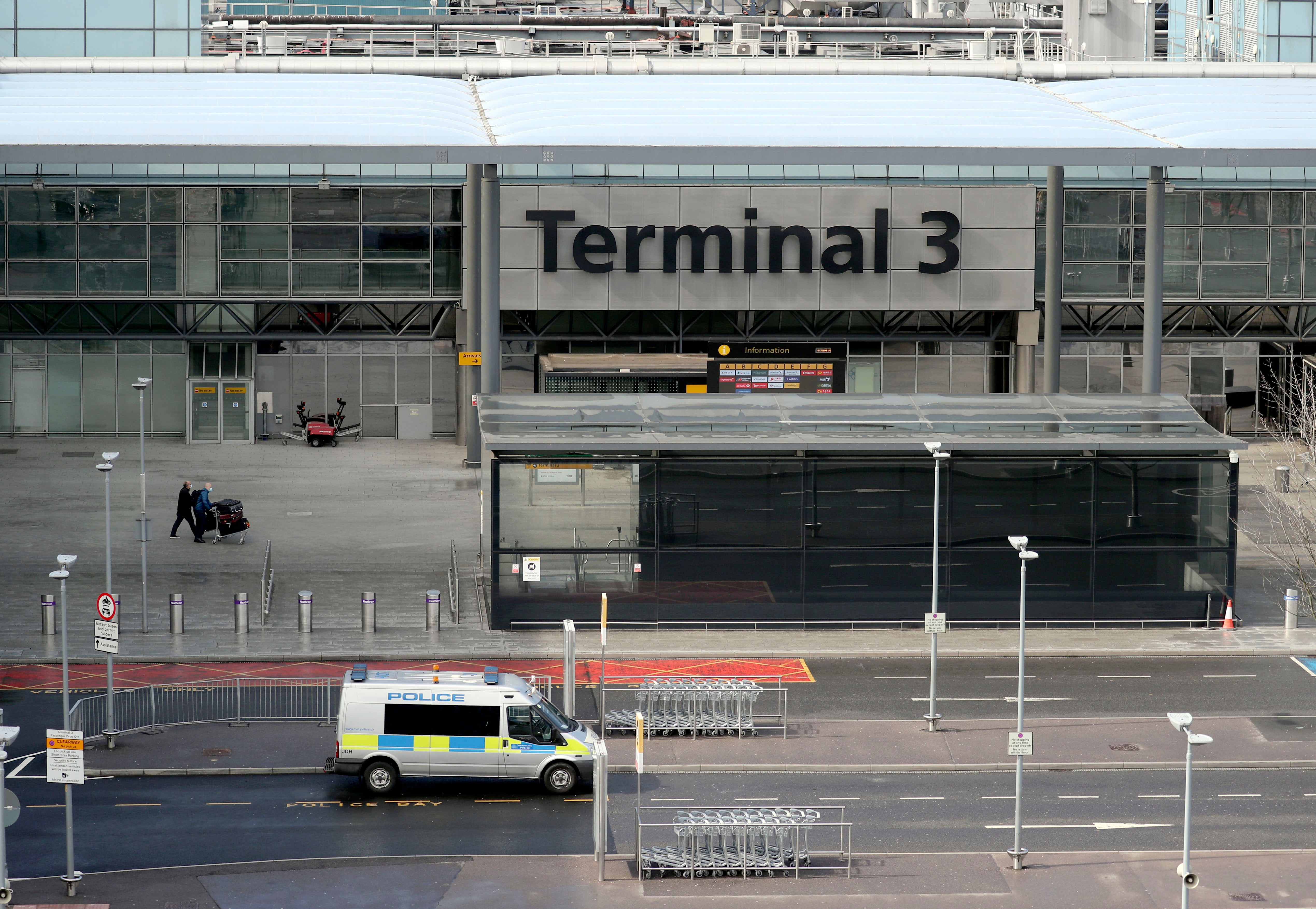 London's Heathrow Airport opens a terminal for 'red list' countries like  India