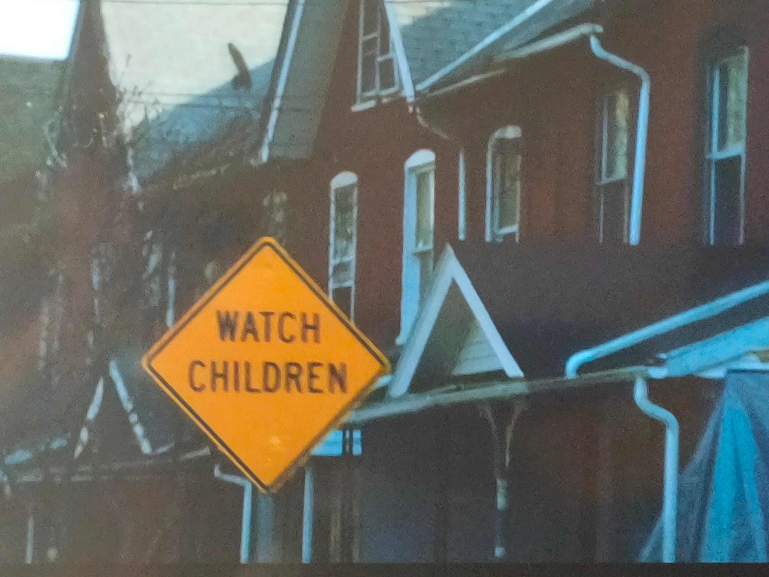 The camera lingered on this road sign back in the show’s third episode