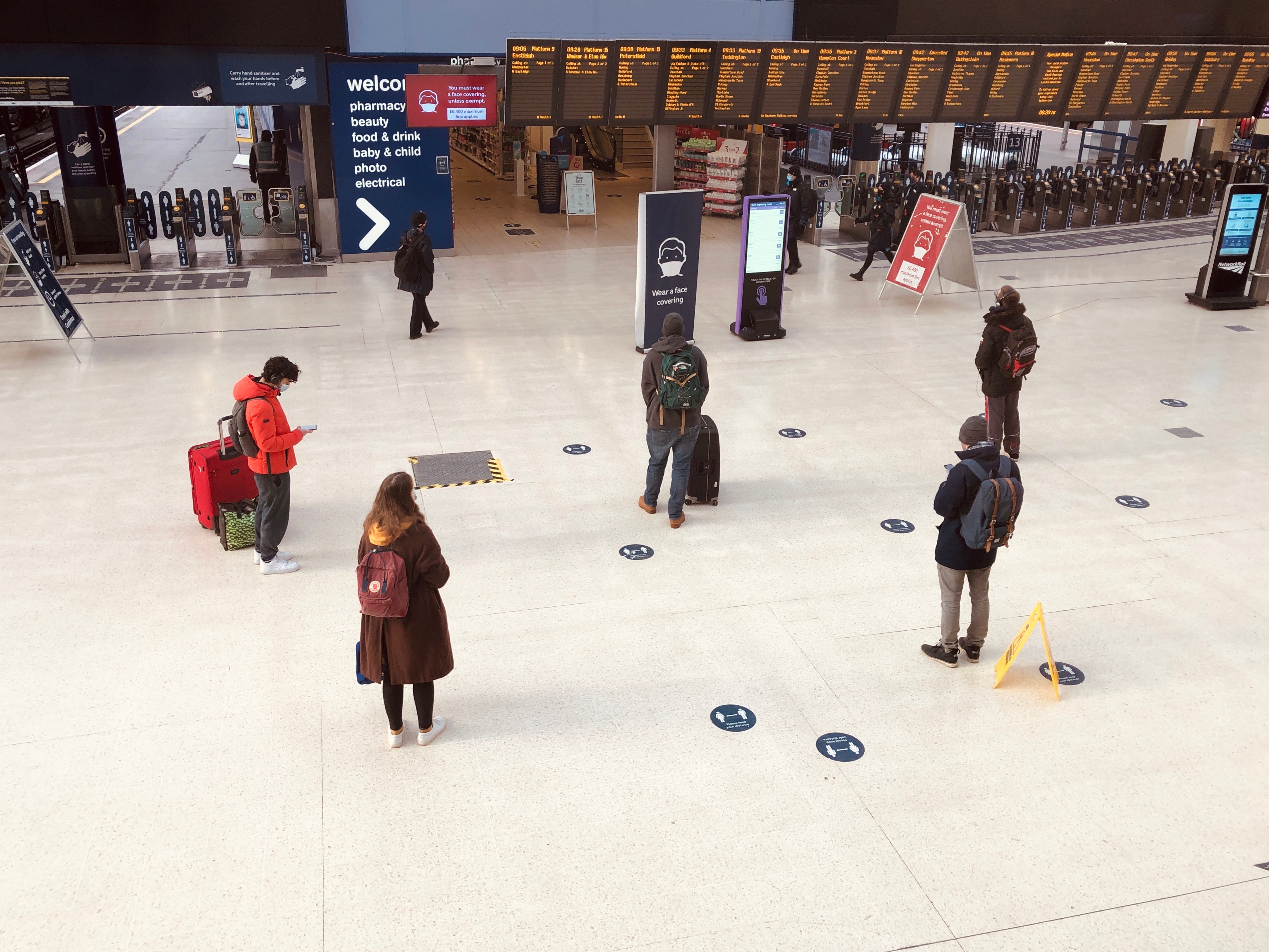 Numbers game: Waterloo station in London, formerly the busiest transport terminal in Europe