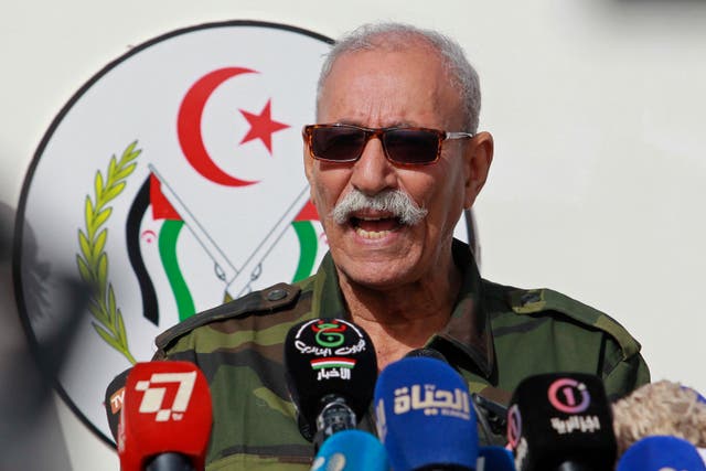 Spain Western Sahara Polisario Leader