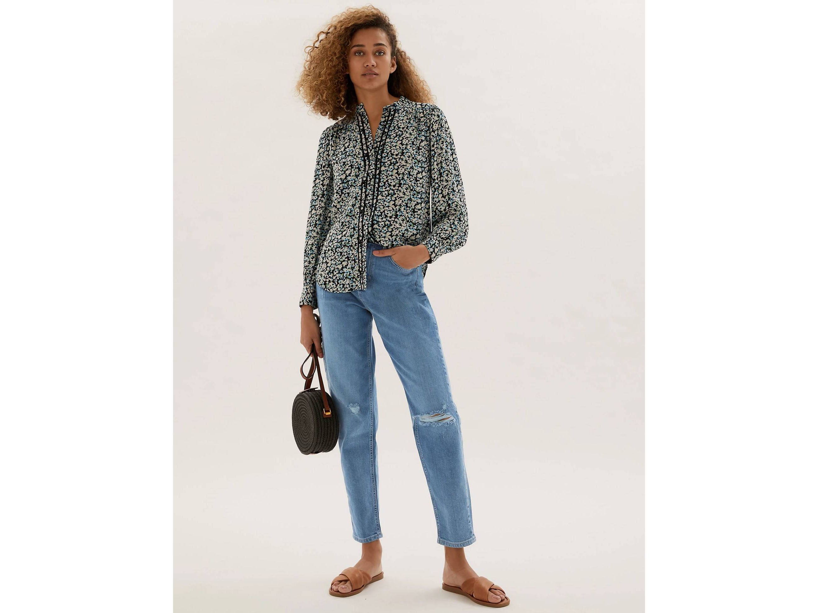 M&S Marks and Spencer mom high waisted jeans.jpg