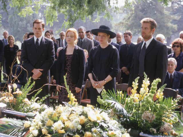 <p>Deathless: The Fisher family mourn the passing of a loved one in Six Feet Under’s very first episode</p>