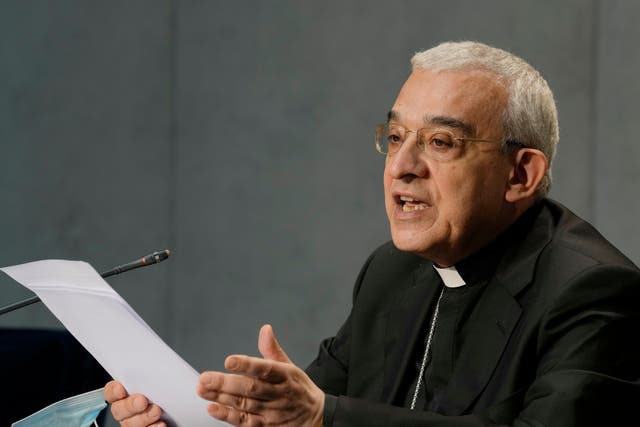 <p>Vatican official Filippo Iannone has criticised the “climate of excessive slack” in prosecuting sexual abuse in the Catholic Church</p>