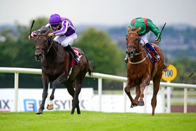 Innisfree (left) winning at the 2019 Galway Festival