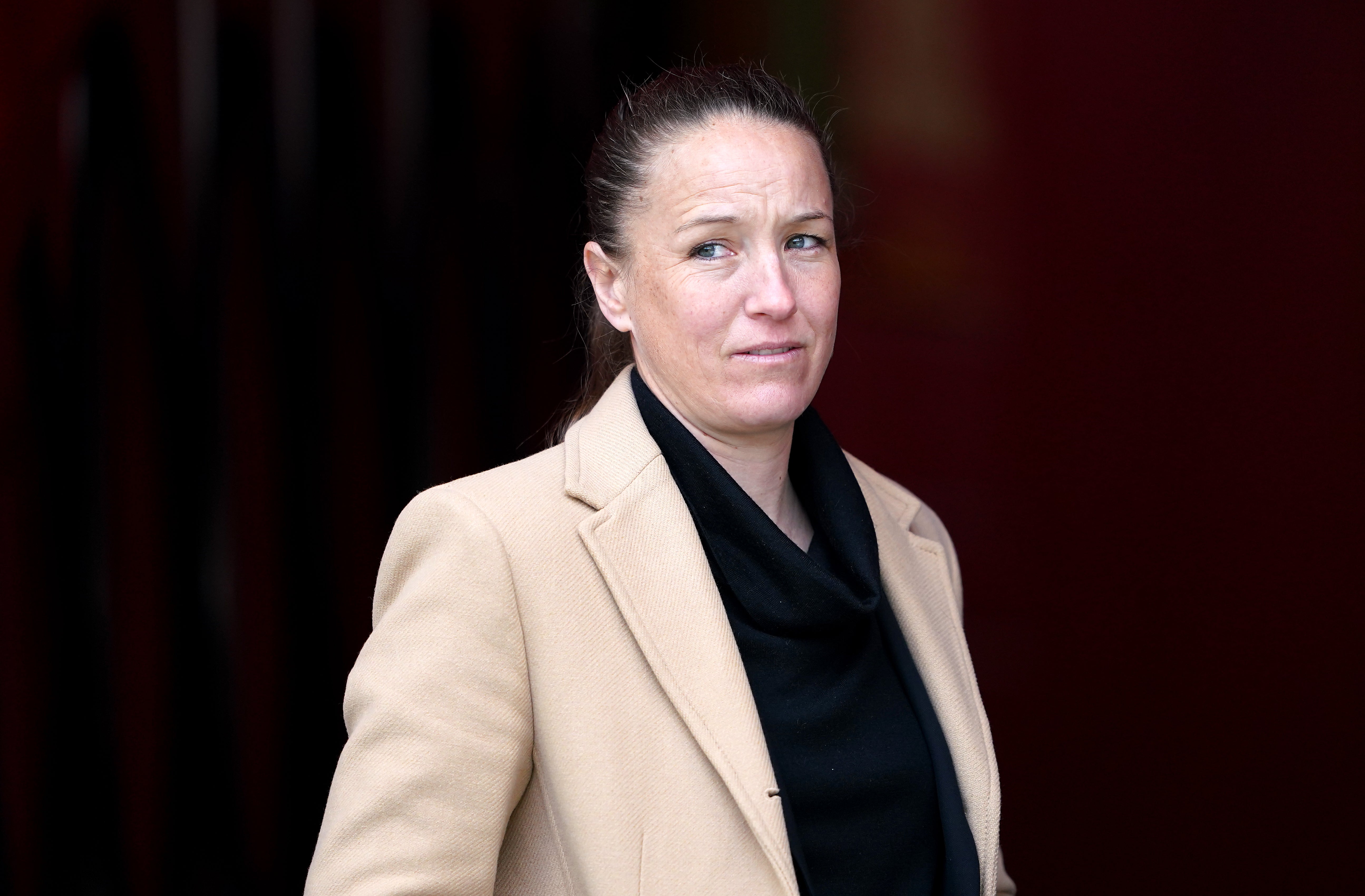 Casey Stoney has hit out at online abuse she has received following links with the Wrexham job