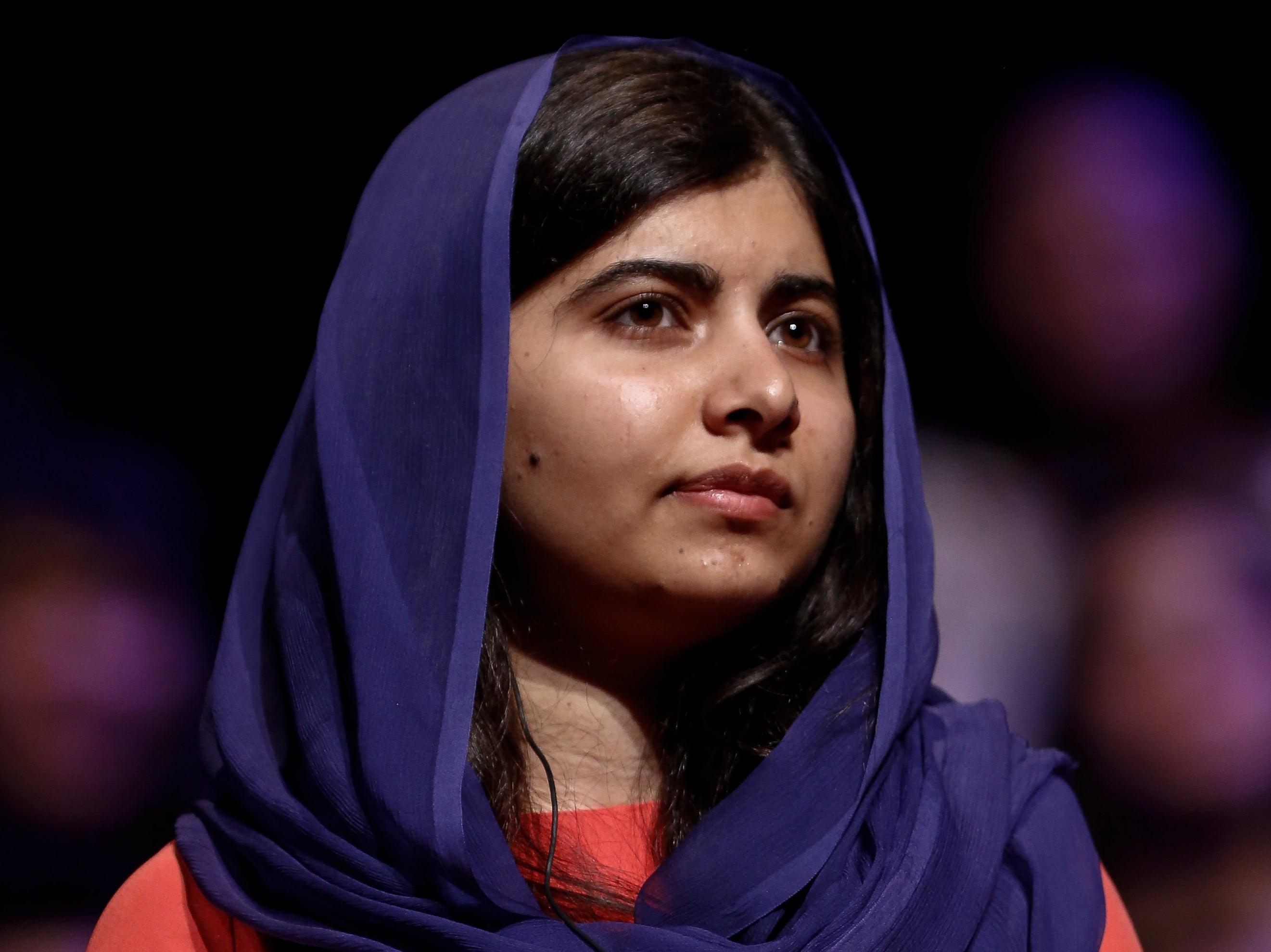 Malala Yousafzai attends an event about the importance of education and women empowerment in Sao Paulo, Brazil