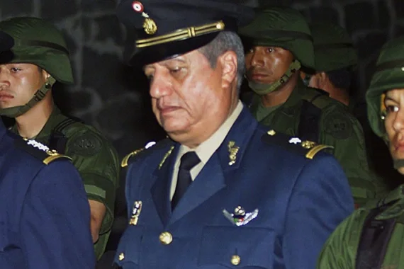 General Chaparro Acosta, who allegedly had ties to Mexican criminal groups