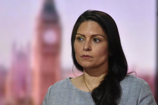 <p>Priti Patel, the home secretary, wants to make two changes to voting in England and Wales</p>
