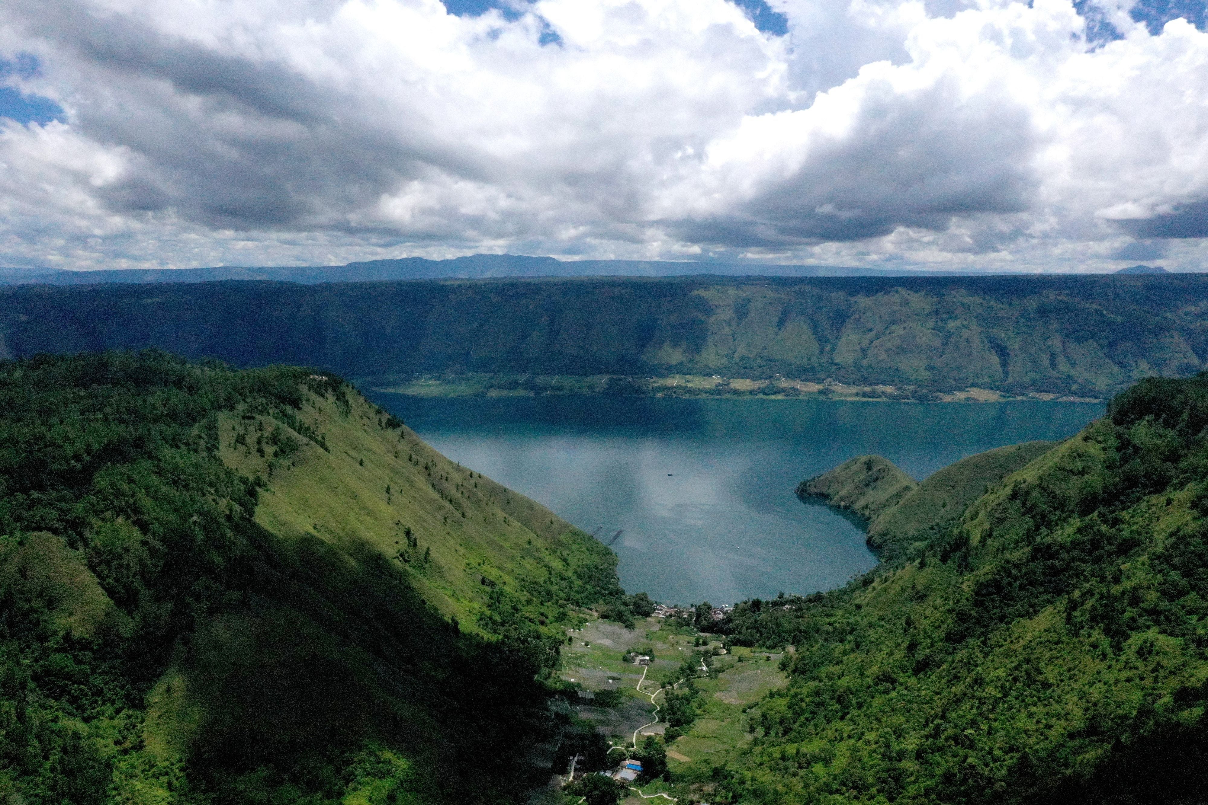 Indonesia’s Lake Toba was formed by a gigantic volcanic eruption some 70,000 years ago