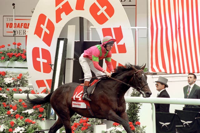 Shaamit wins the Derby in 1996