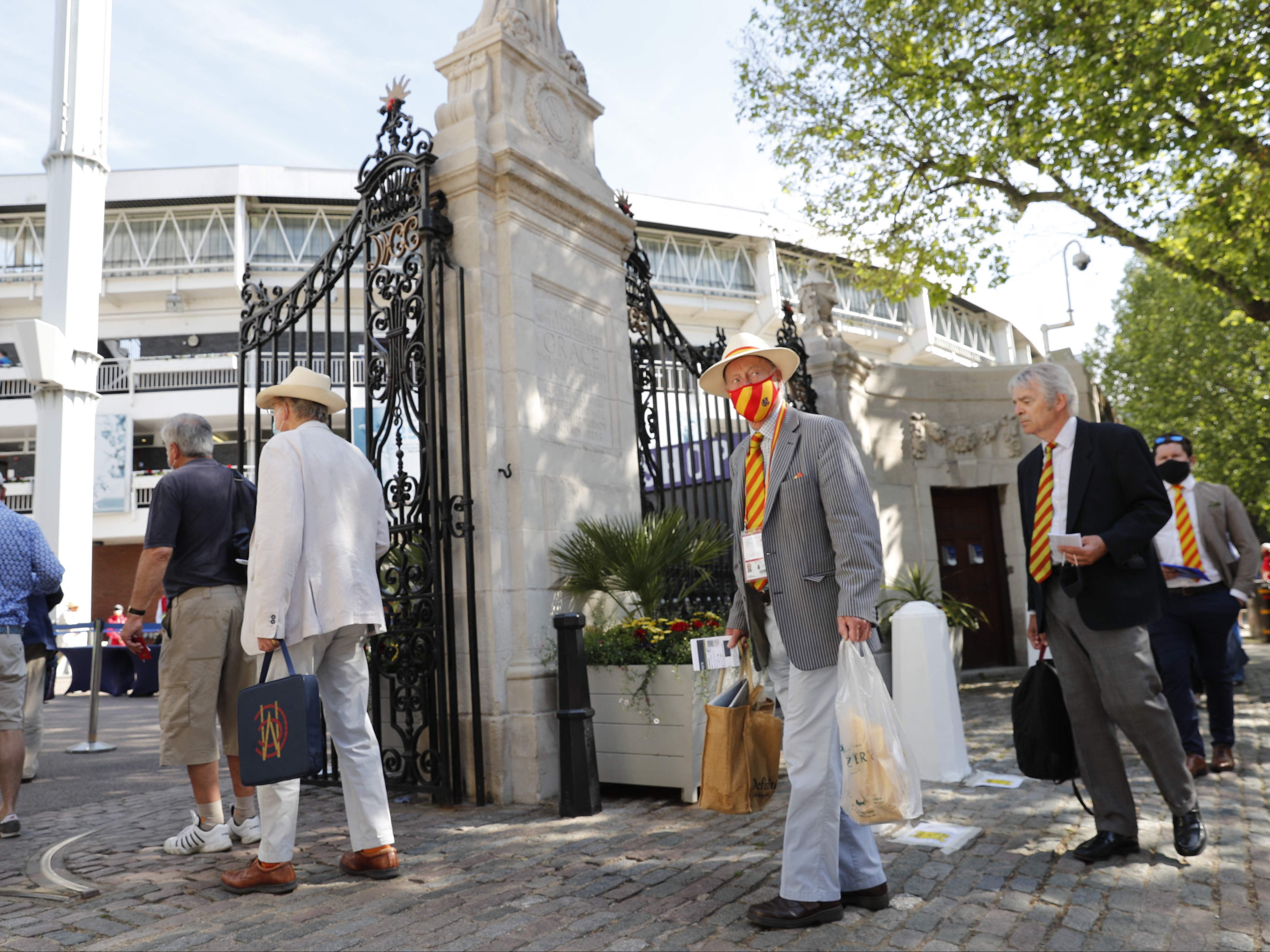 Spectators returned to Lord’s on Wednesday