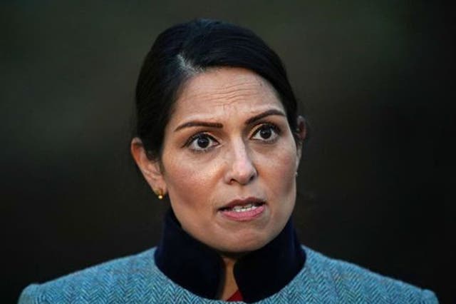 <p>Priti Patel will give a speech to the Police Federation’s annual conference on Wednesday</p>