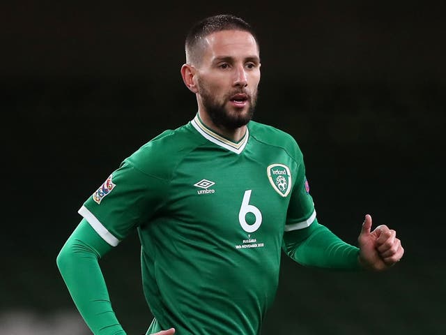 <p>Republic of Ireland midfielder Conor Hourihane is desperate to end Stephen Kenny's wait for a victory</p>