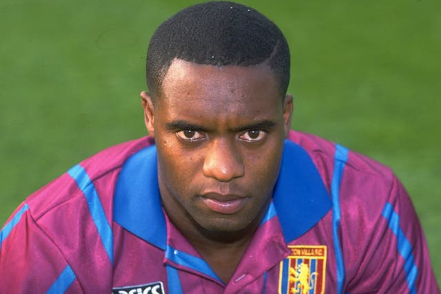 <p>Dalian Atkinson at Aston Villa in 1993</p>