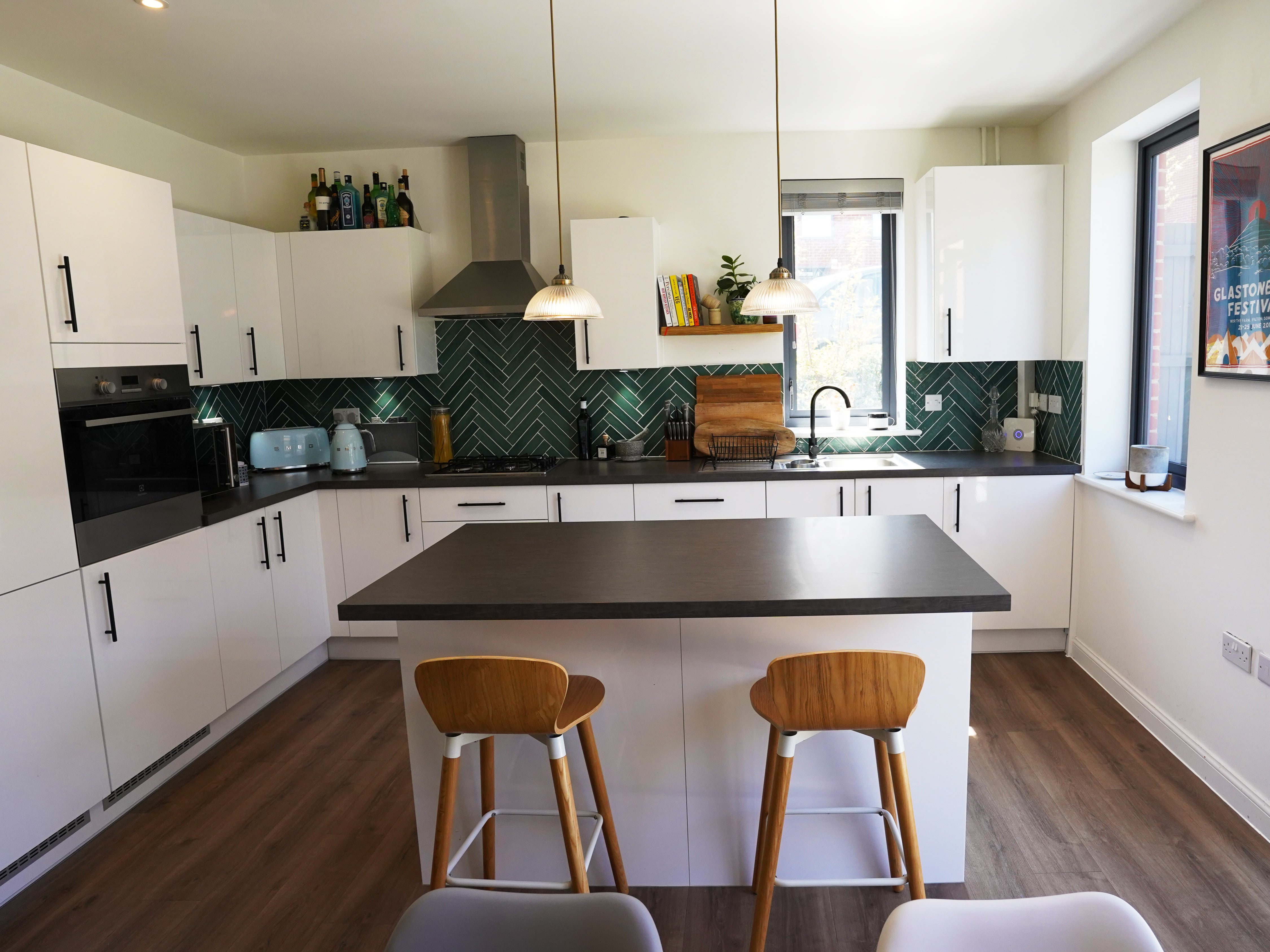 A view of the kitchen inside the £750,000 Coulsdon townhouse being raffled off for £3