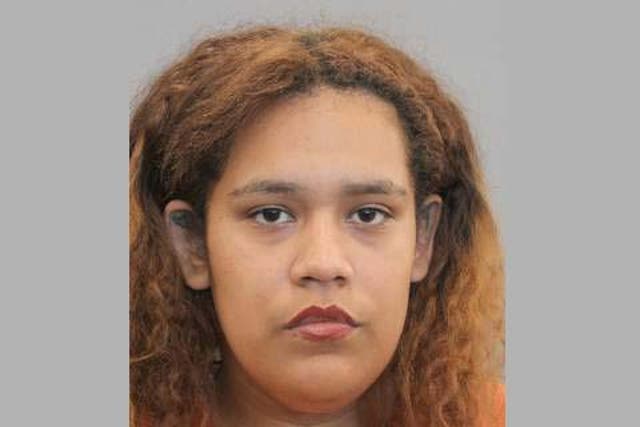 <p>Angelia Mia Vargos, 24 was arrested and charged after accidently shooting her son</p>