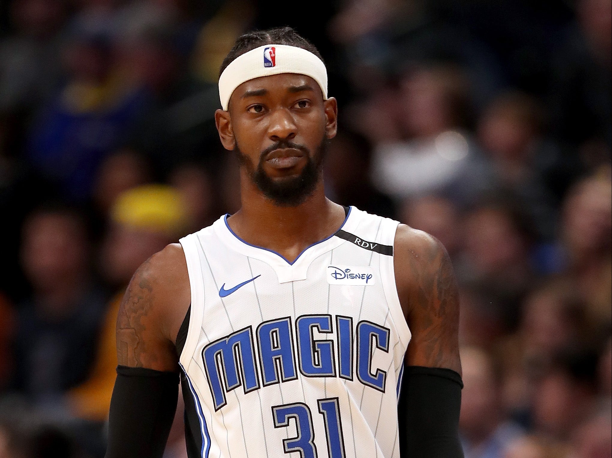 Terrence Ross #31 of the Orlando Magic plays the Denver Nuggets at the Pepsi Center on 23 November, 2018 in Denver, Colorado