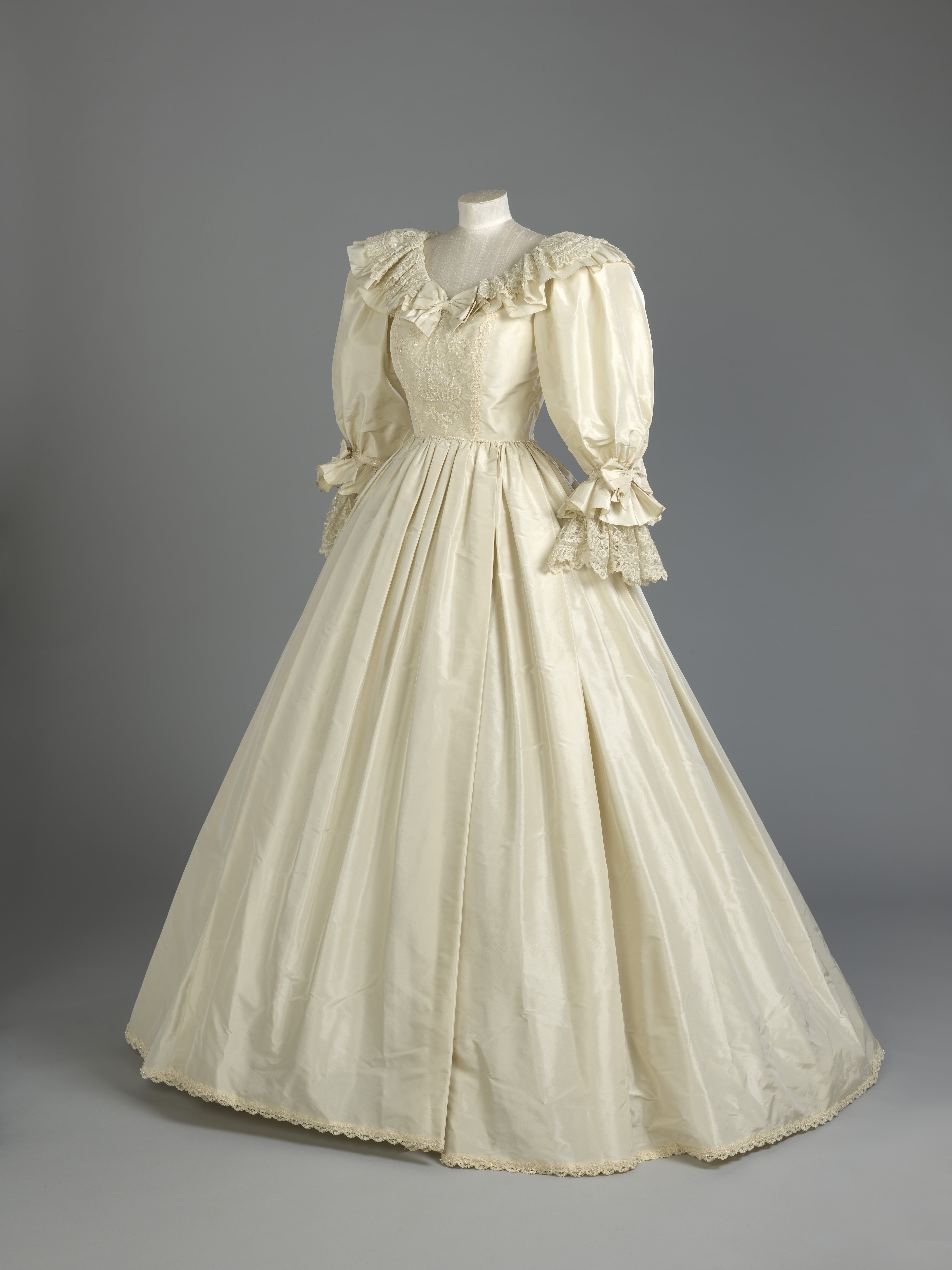 Diana, Princess of Wales’s famous wedding dress which is set to go on show at Kensington Palace for the first time in 25 years