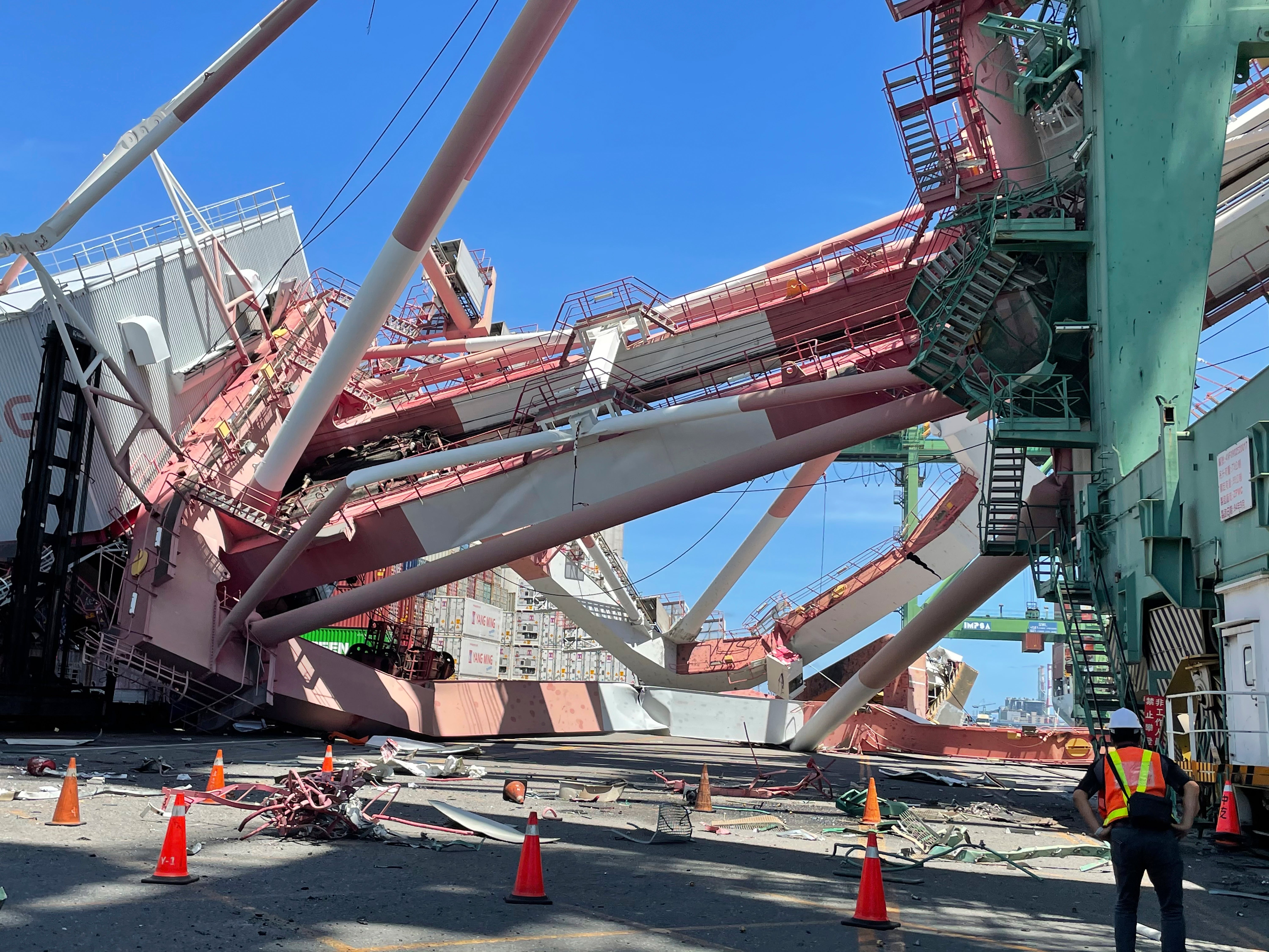 Taiwan Crane Collapse