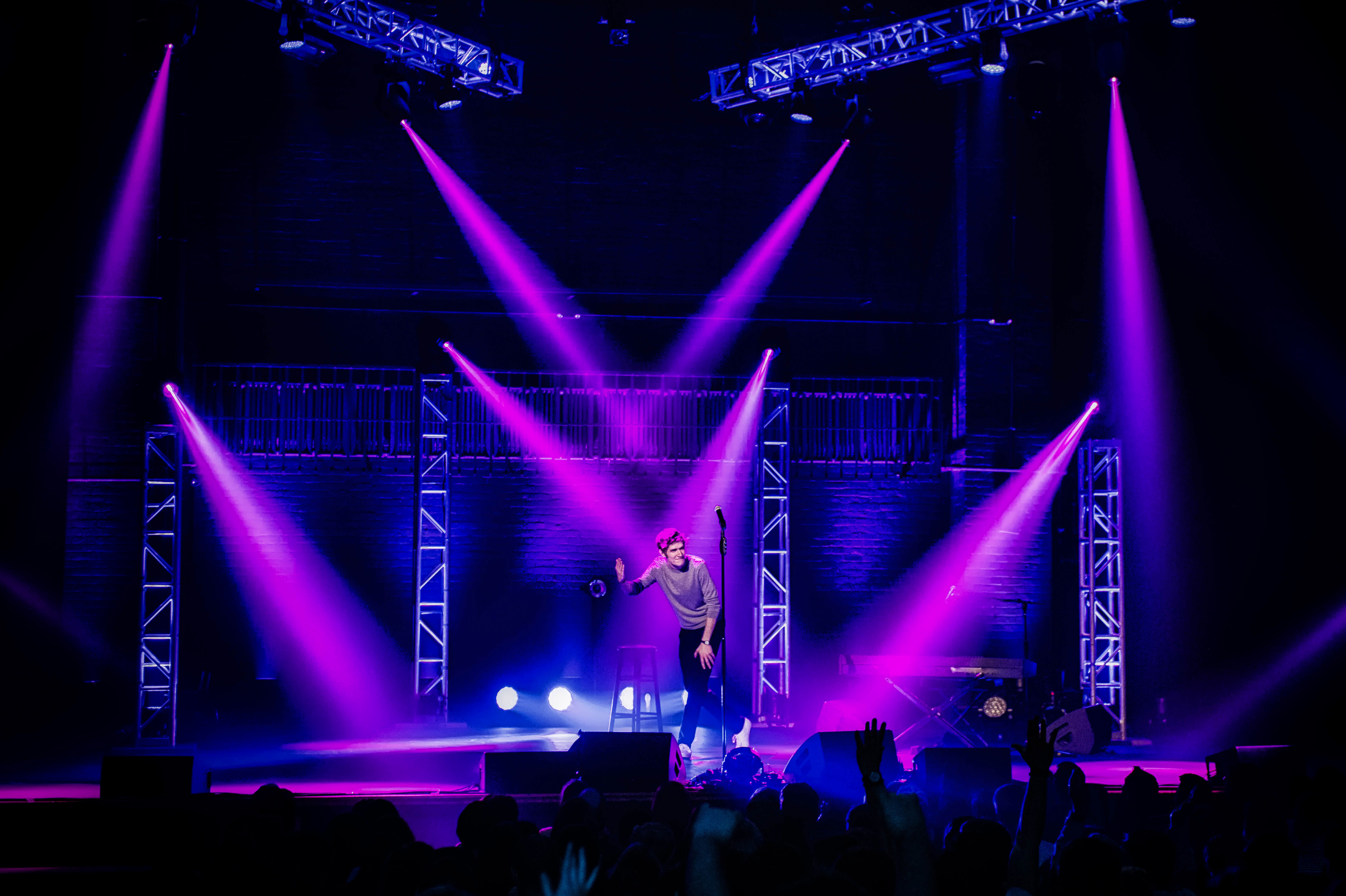 Burnham on stage in 2016’s Make Happy, a show he suffered panic attacks while performing