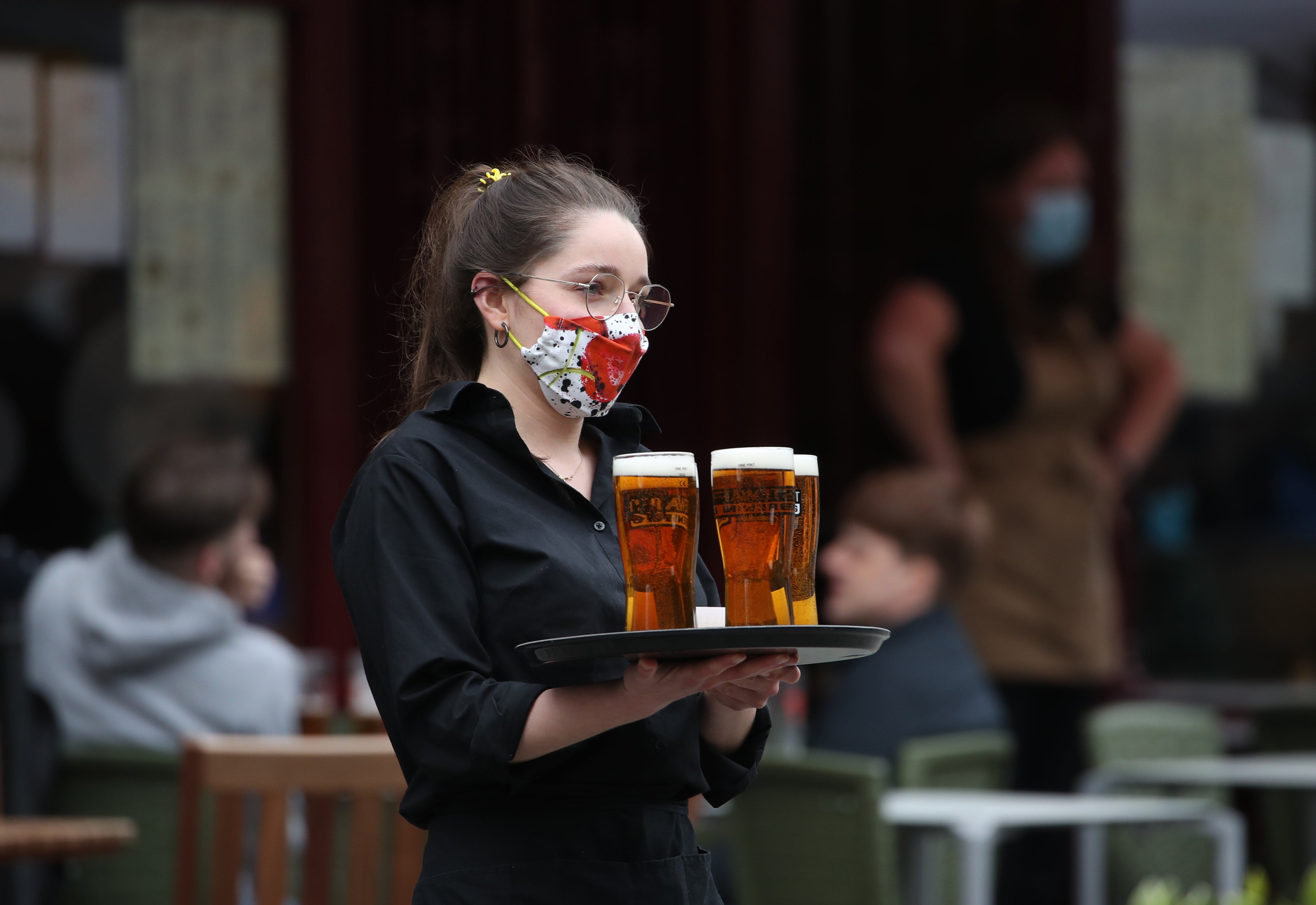 Pub staff returned to work in April as restrictions eased
