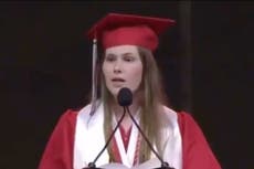 Texas school student goes viral with impassioned speech criticising state’s strict abortion law