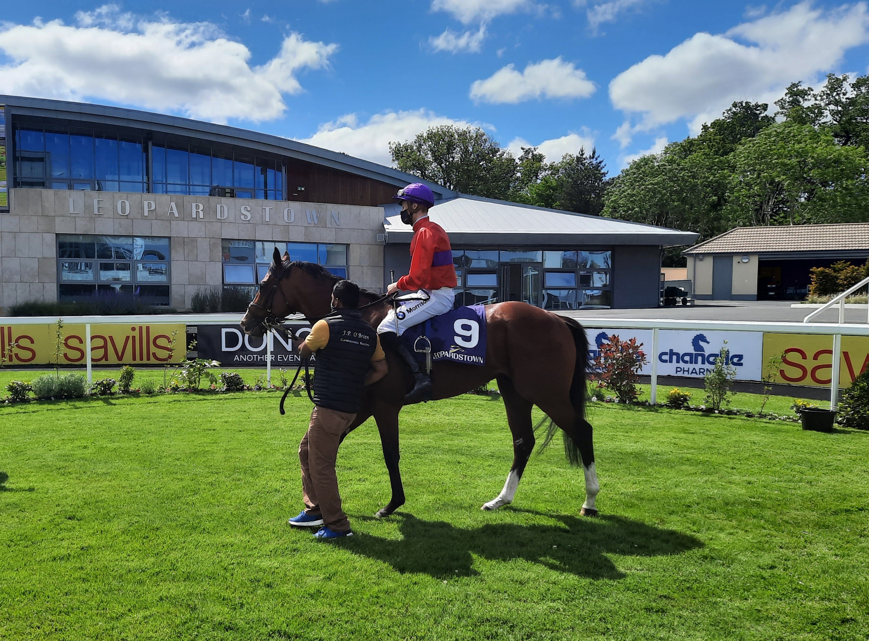 Magnanimous and Shane Crosse return after their victory in the Listed Glencairn Stakes at Leopardstown