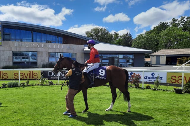 Magnanimous and Shane Crosse return after their victory in the Listed Glencairn Stakes at Leopardstown