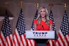 Lara Trump reveals she is not running for Senate seat at Donald Trump speech