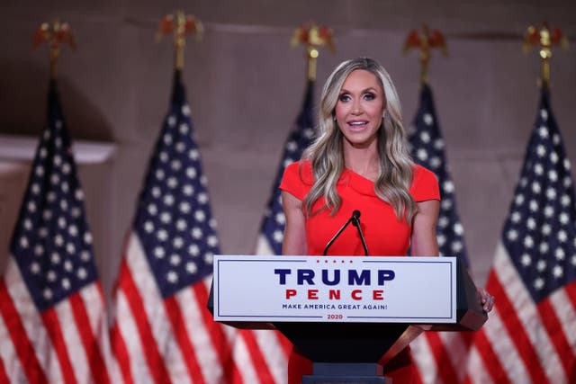 <p>Lara Trump says she’s heard of no plans to try and reinstate Donald Trump into the White House in August</p>