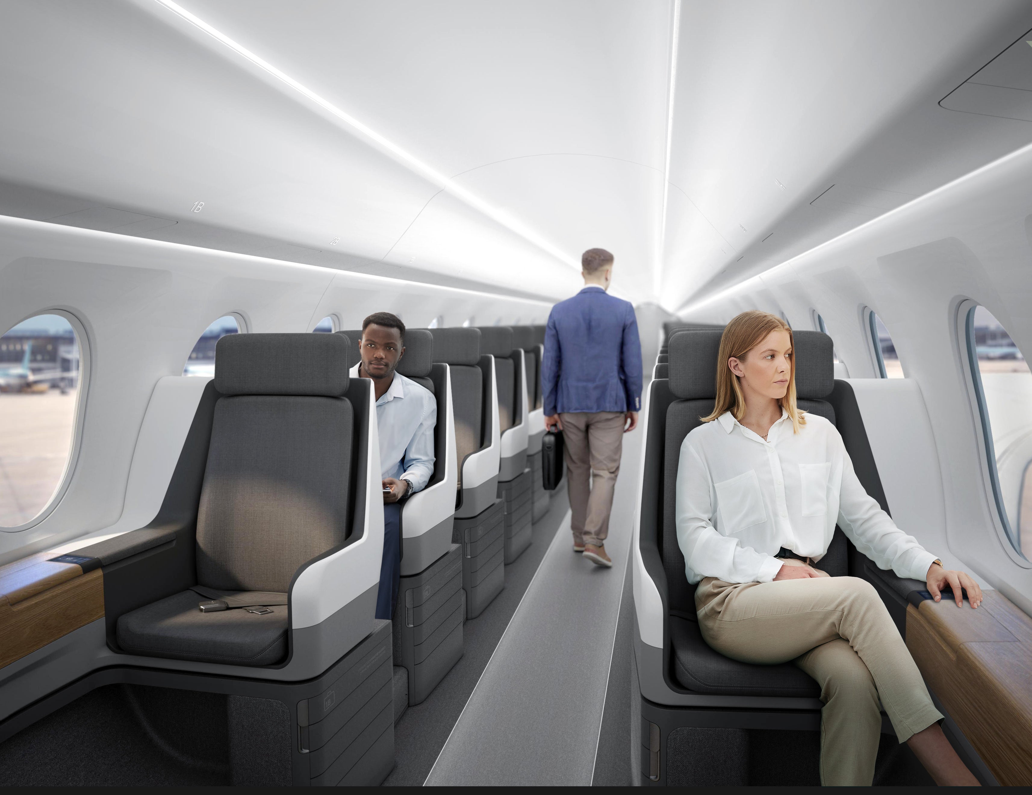 <p>Inside the jet that will fly you to London in less than four hours</p>