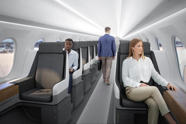 <p>Inside the jet that will fly you to London in less than four hours</p>