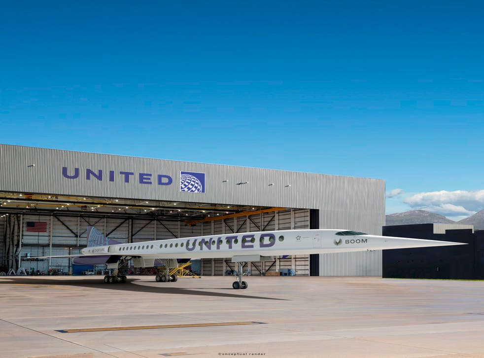 UNITED AIRLINES-AVION SUPERSONICO