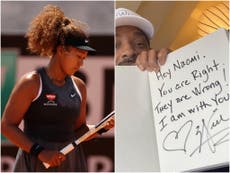 ‘They are wrong’: Will Smith supports Naomi Osaka following French Open exit