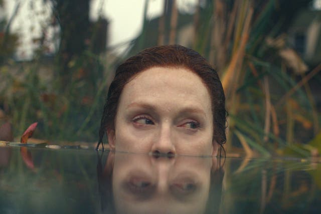<p>Submerged: Julianne Moore as Lisey in Apple TV+’s new Stephen King adaptation ‘Lisey’s Story’</p>