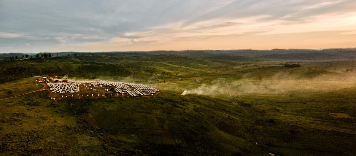 Camp for displaced persons, Ituri province