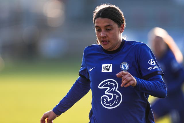 <p>Chelsea's Sam Kerr was the WSL top scorer with 21 goals</p>