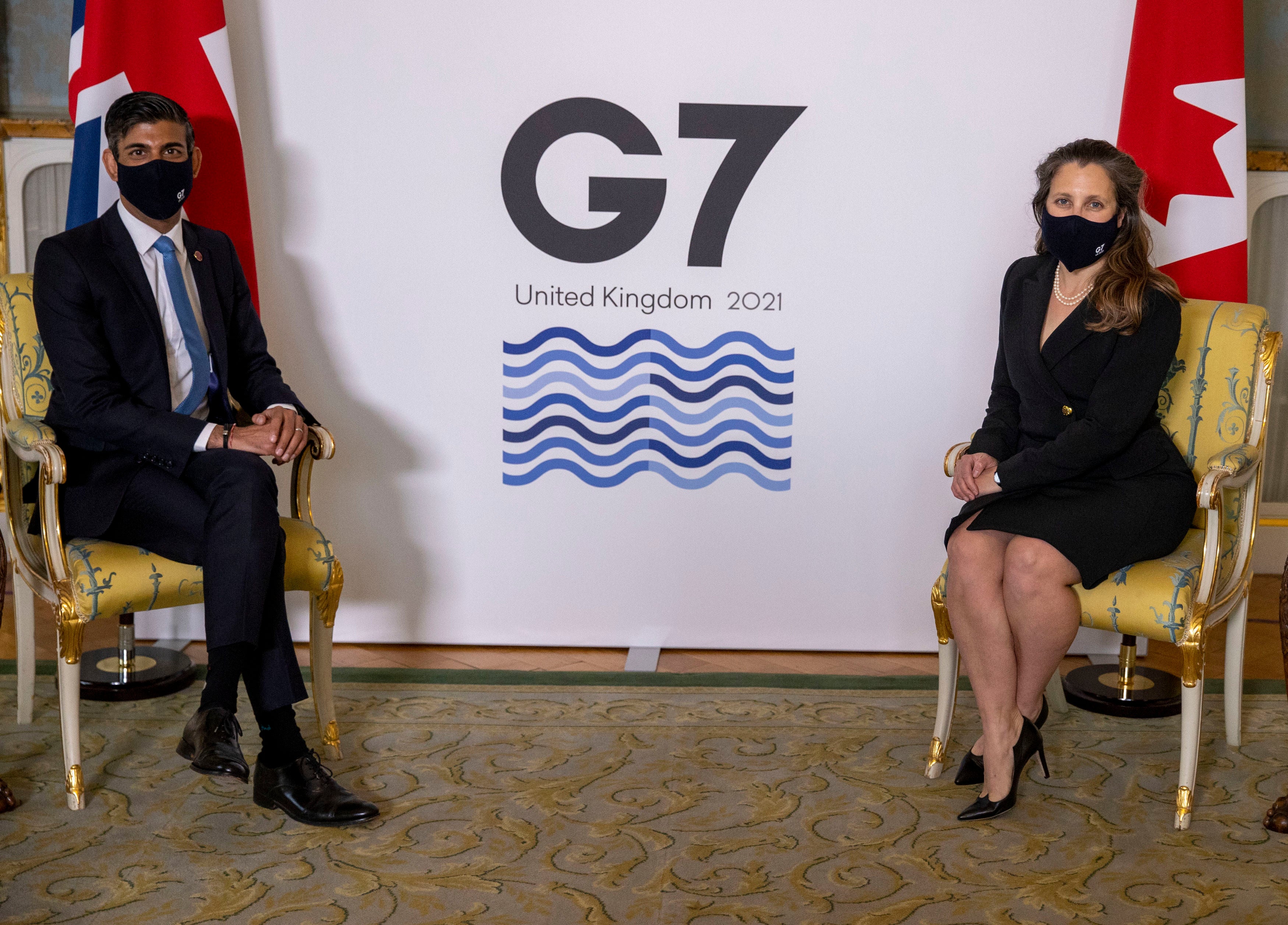 Britain G7 Meeting