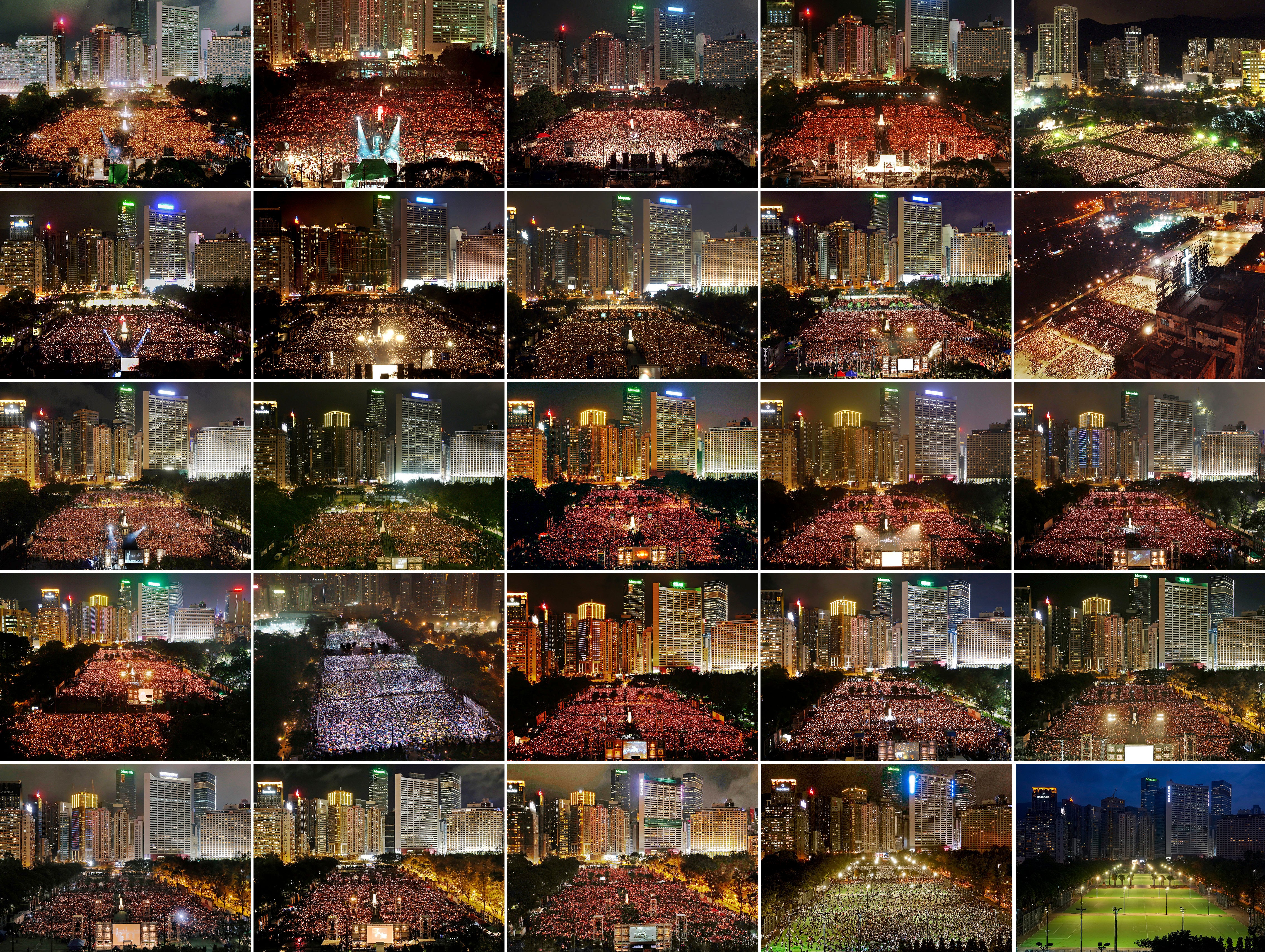 Hong Kong June 4 Vigil Photo Gallery