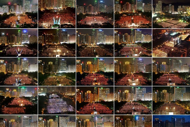 Hong Kong June 4 Vigil Photo Gallery