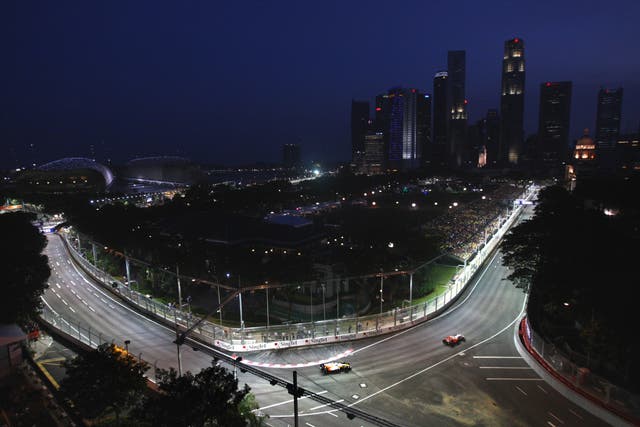 <p>The Singapore Grand Prix has been cancelled</p>