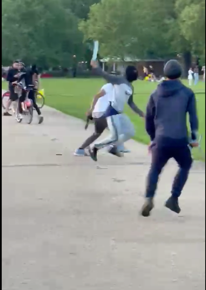 Police described the brawl as ‘brazen violence’