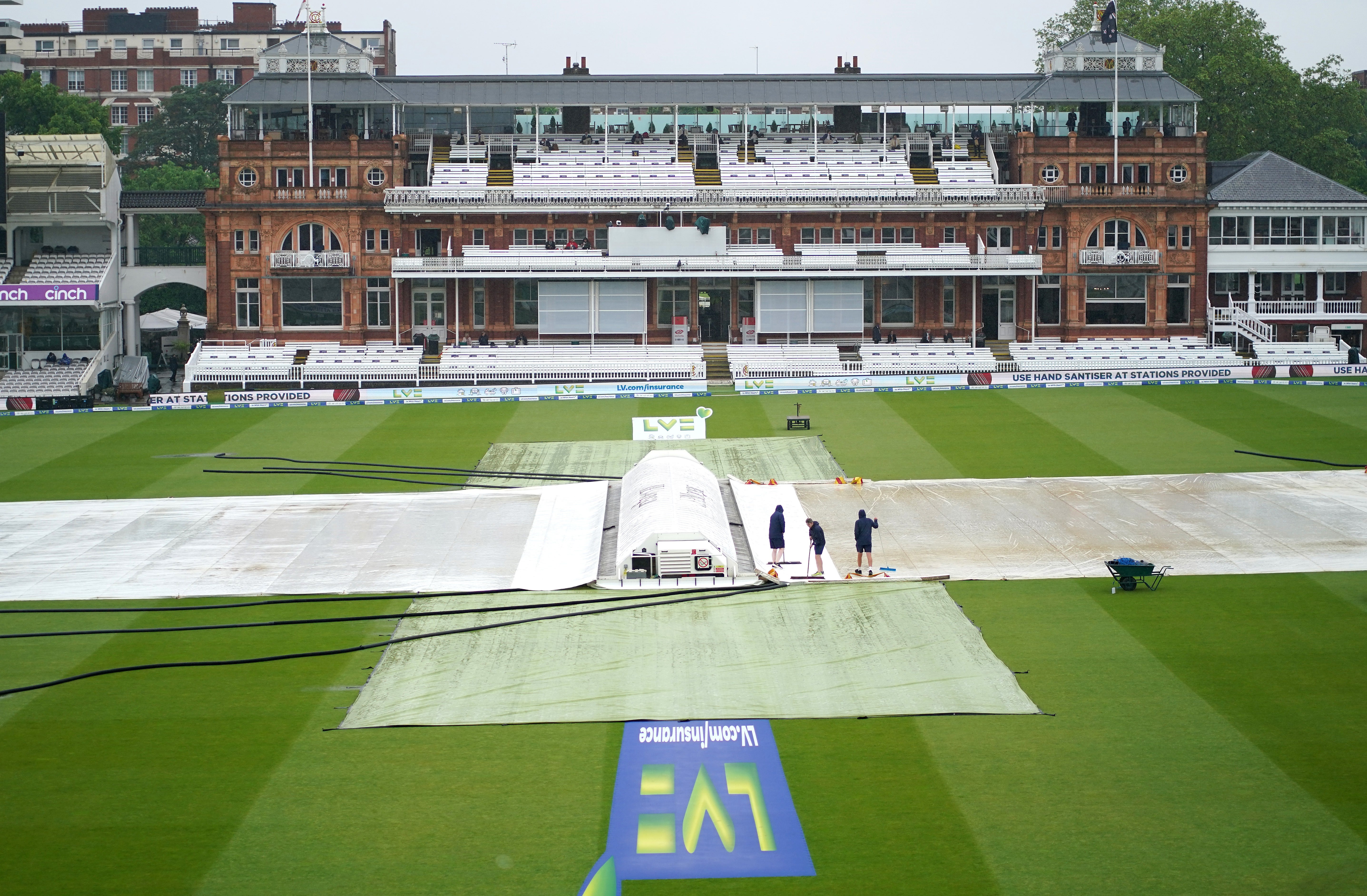 No play was possible on day three of the first Test between England and New Zealand (Adam Davy/PA)