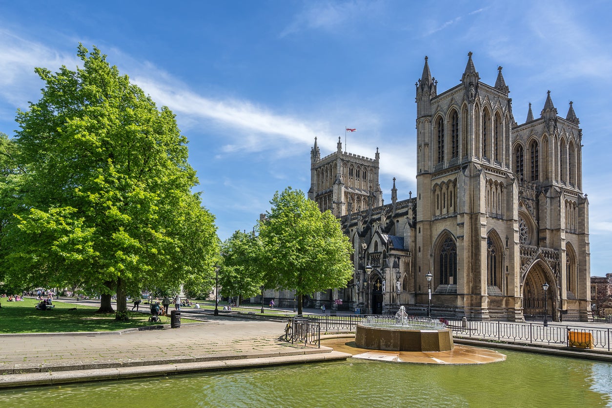 Bristol Cathedral on College Green