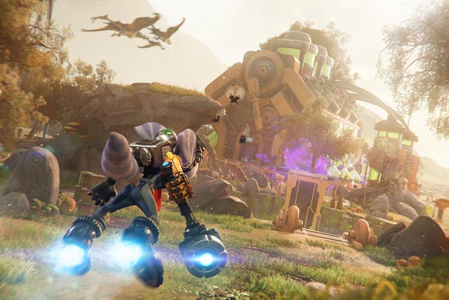 <p>A still from Ratchet & Clank: Rift Apart, captured on PS5</p>