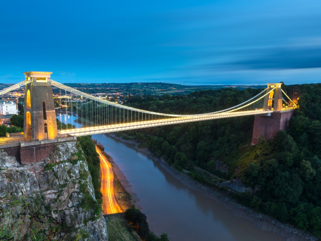 Bristol’s famous Clifton Suspension Bridge